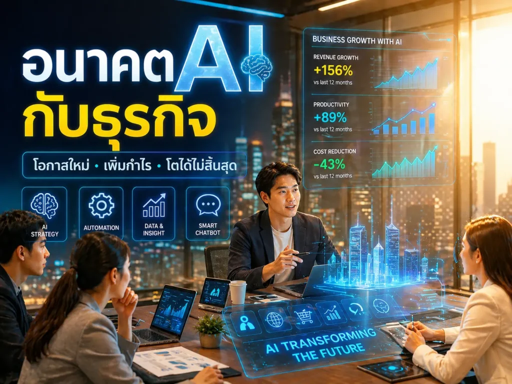 ถอดรหัสอนาคต AI เมื่อสมองกลกลายเป็นหัวใจของธุรกิจ